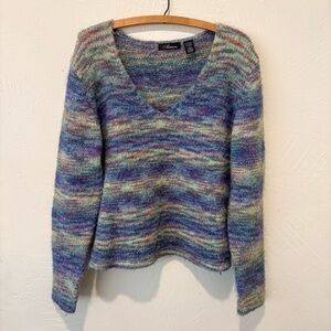 Amore Wool Blend V Neck Sweater